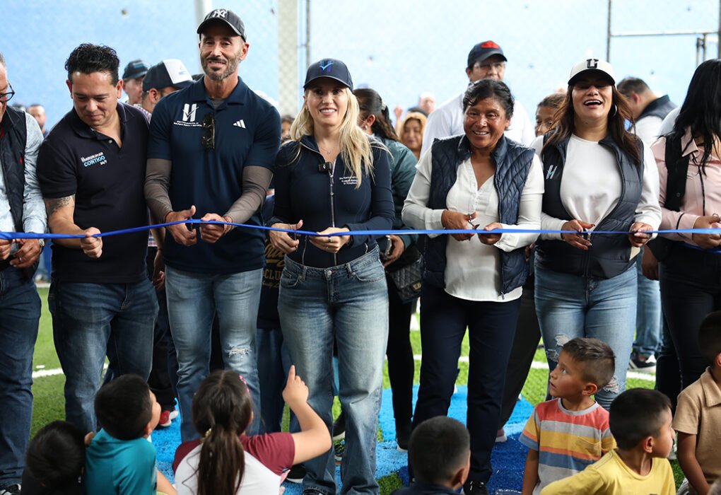 Romina Contreras entrega rehabilitación de deportivo