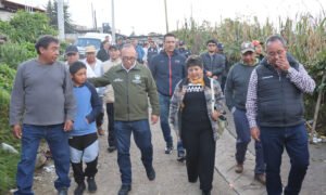 Zinacantepec: San Bartolo El Llano ya cuenta con red de electrificación