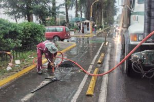 Vigila Ayuntamiento de Toluca calles por lluvias del huracán Rachel