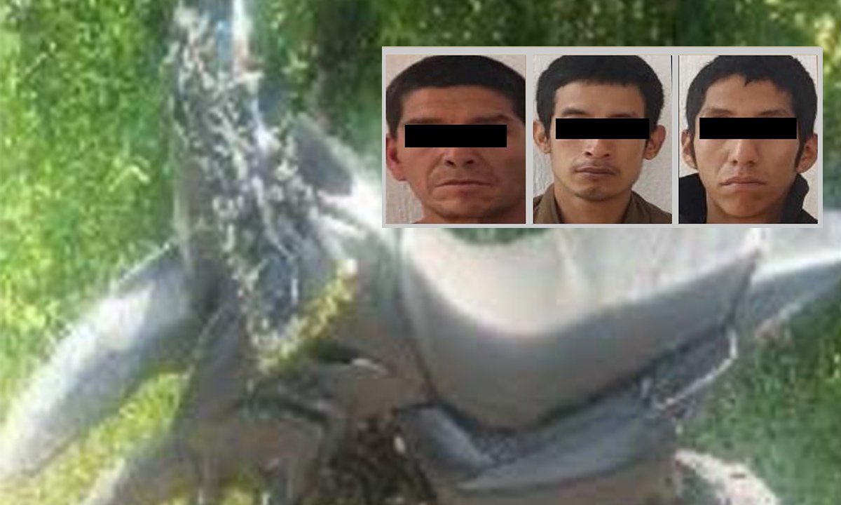 Aseguran cristal en carreteras de Malinalco; hay tres detenidos