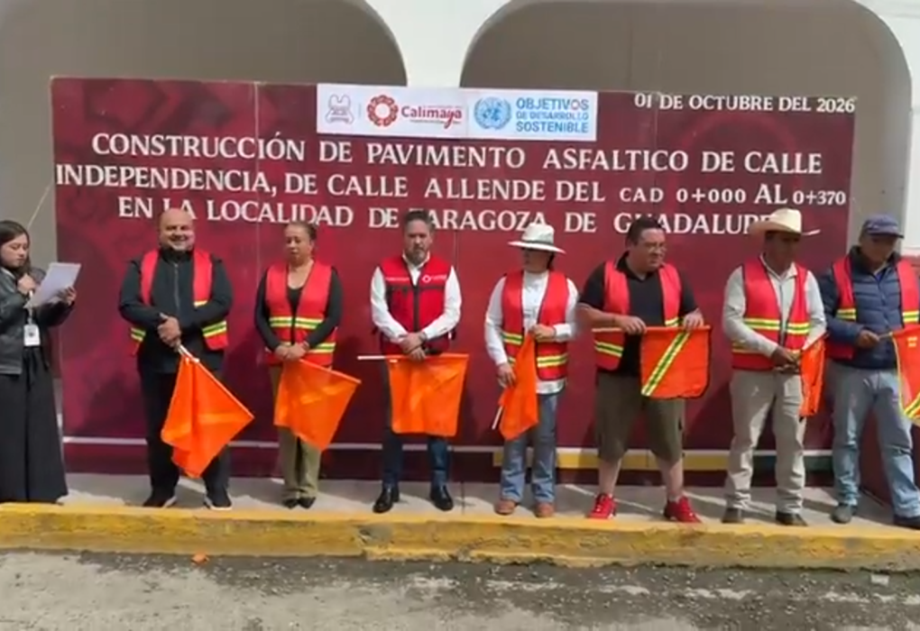 Adiós a los baches: Calimaya renueva calle Independencia
