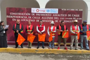 Adiós a los baches: Calimaya renueva calle Independencia