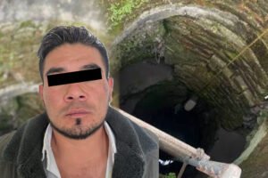 Capturado por homicidio y arrojar el cuerpo a un pozo, en Almoloya