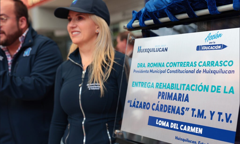Huixquilucan equipa y rehabilita la primaria “Lázaro Cárdenas”