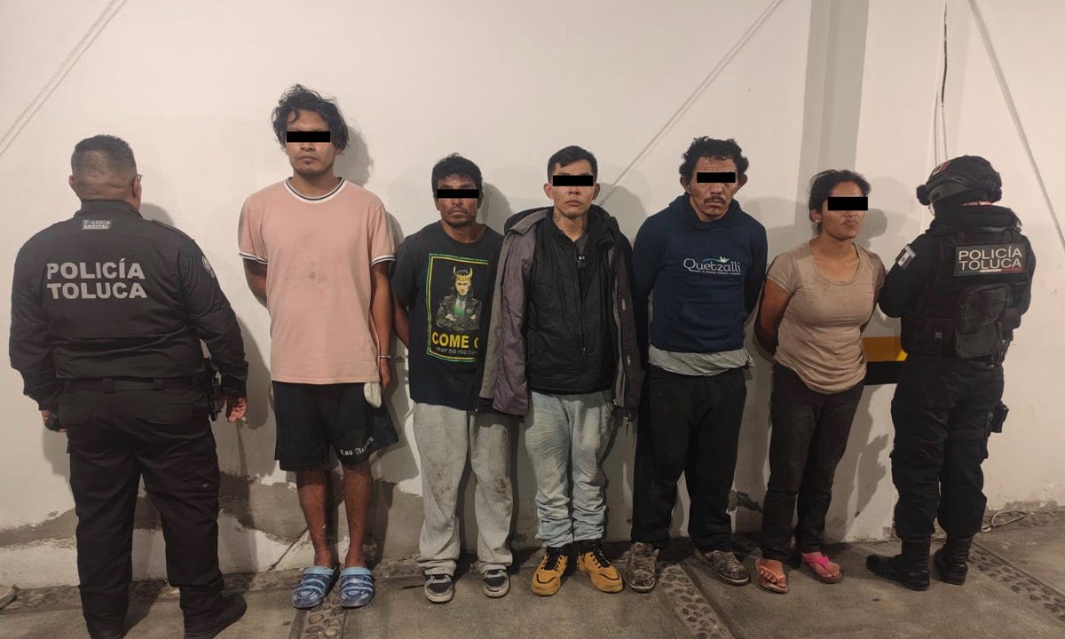 Operativo en Toluca deja 19 ladrones en moto al descubierto
