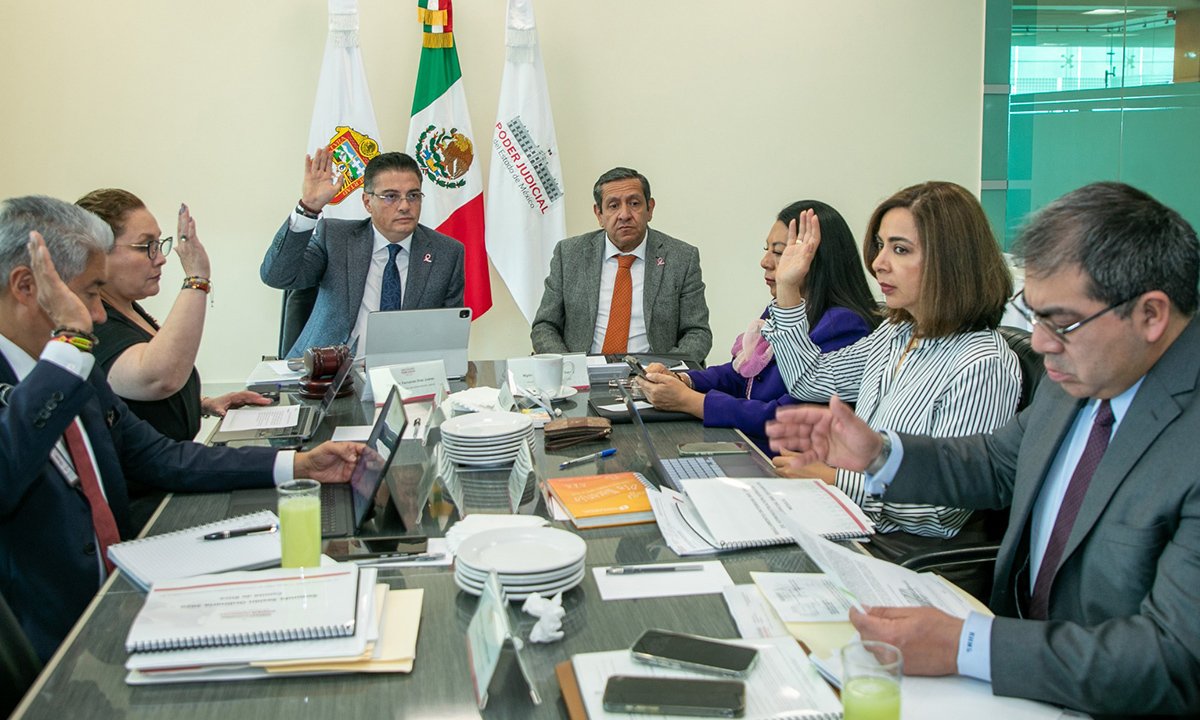 PJEdomex aprueba política de salud para su personal