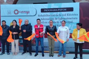 Rehabilitan red eléctrica del Palacio Municipal de Calimaya tras cortes de energía