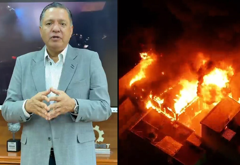 Ricardo Moreno agradece apoyo para controlar incendio en Toluca
