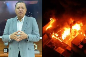 Ricardo Moreno agradece apoyo para controlar incendio en Toluca