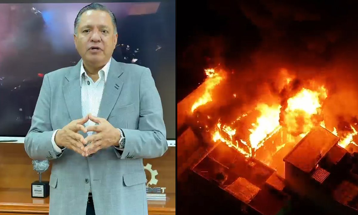 Ricardo Moreno agradece apoyo para controlar incendio en Toluca