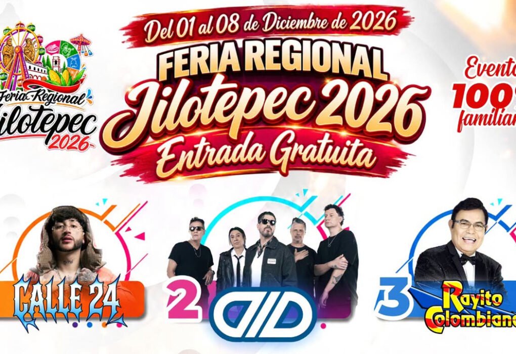 Feria Regional Jilotepec 2026 tendrá ocho artistas y entrada gratuita
