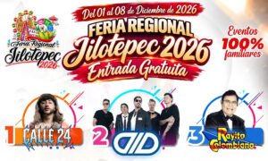 Feria Regional Jilotepec 2026 tendrá ocho artistas y entrada gratuita